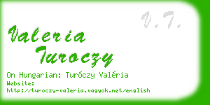 valeria turoczy business card