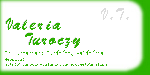 valeria turoczy business card